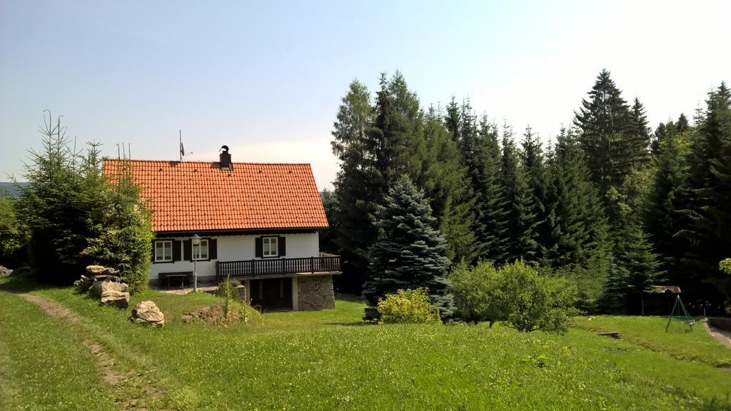 فيلا Nové Město nad Metujíفي Chalet Lomy الغرفة الصورة