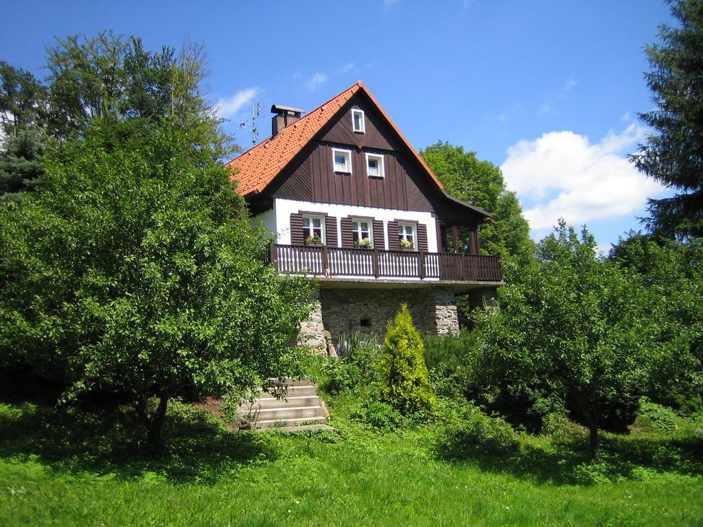 فيلا Nové Město nad Metujíفي Chalet Lomy الغرفة الصورة